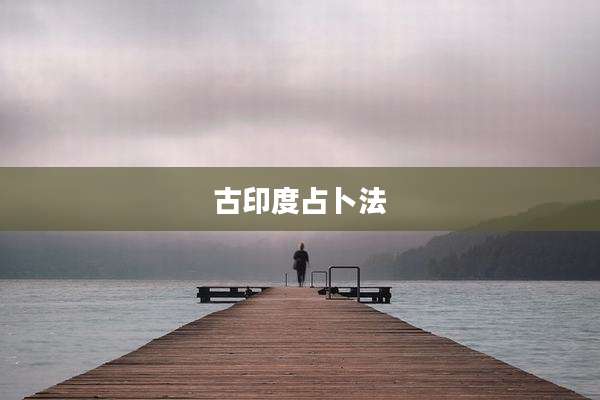 古印度占卜法