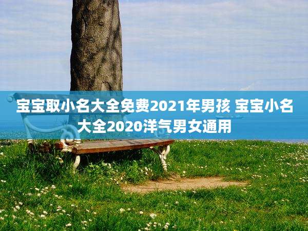 宝宝取小名大全免费2021年男孩 宝宝小名大全2020洋气男女通用