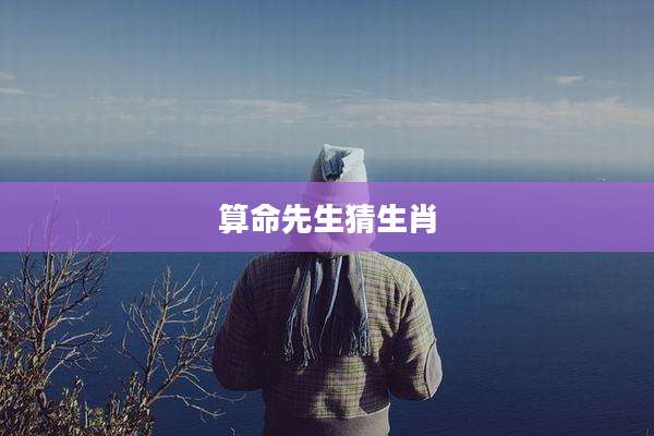 算命先生猜生肖