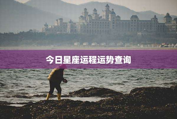 今日星座运程运势查询