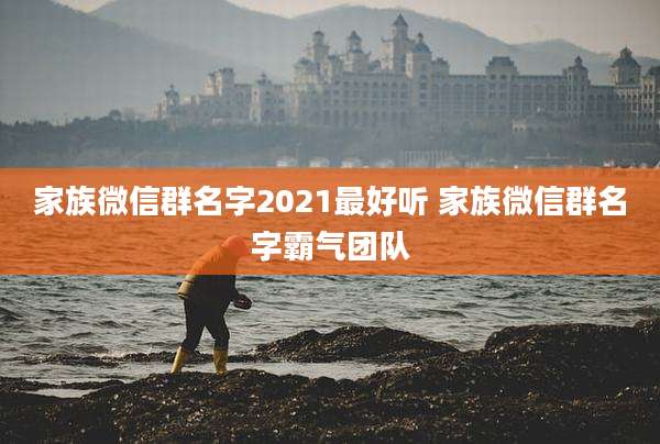 家族微信群名字2021最好听 家族微信群名字霸气团队
