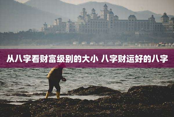 从八字看财富级别的大小 八字财运好的八字