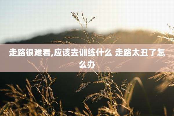 走路很难看,应该去训练什么 走路太丑了怎么办