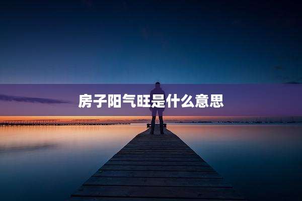 房子阳气旺是什么意思