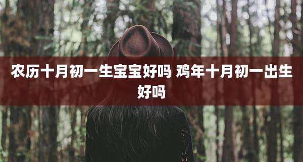 农历十月初一生宝宝好吗 鸡年十月初一出生好吗