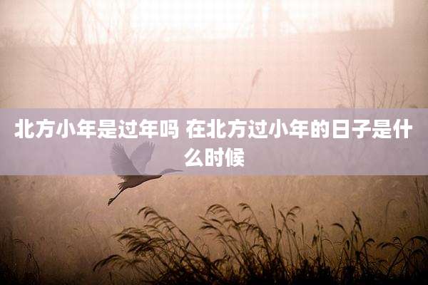 北方小年是过年吗 在北方过小年的日子是什么时候