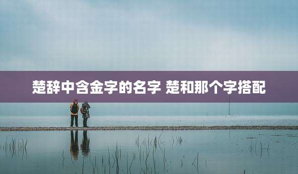 楚辞中含金字的名字 楚和那个字搭配