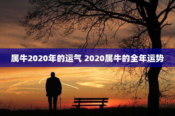 属牛2020年的运气 2020属牛的全年运势
