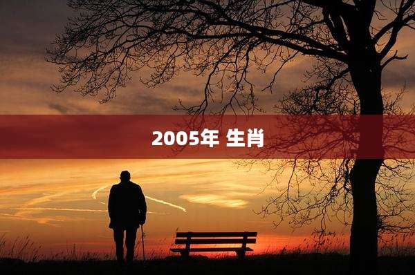 2005年 生肖