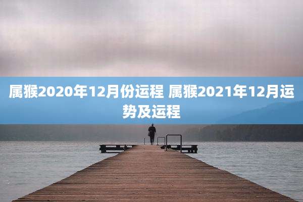属猴2020年12月份运程 属猴2021年12月运势及运程