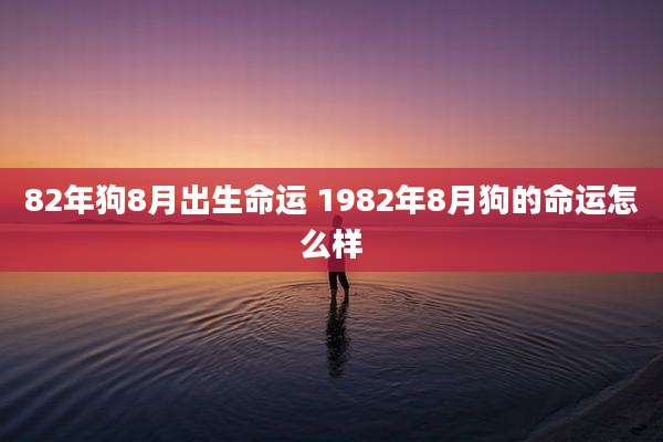 82年狗8月出生命运 1982年8月狗的命运怎么样