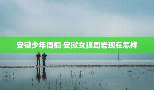 安徽少年周桐 安徽女孩周岩现在怎样