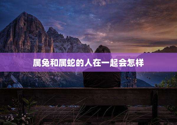 属兔和属蛇的人在一起会怎样