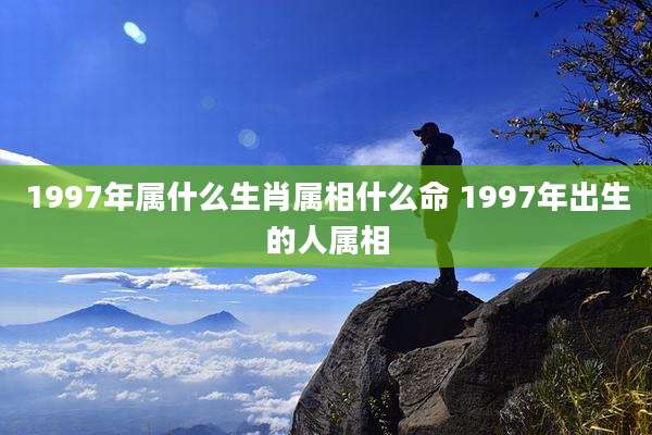 1997年属什么生肖属相什么命 1997年出生的人属相