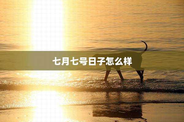 七月七号日子怎么样