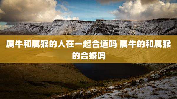 属牛和属猴的人在一起合适吗 属牛的和属猴的合婚吗