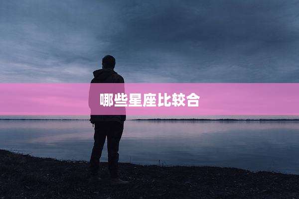 哪些星座比较合