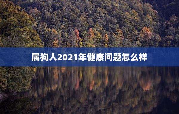 属狗人2021年健康问题怎么样