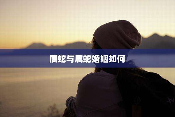 属蛇与属蛇婚姻如何
