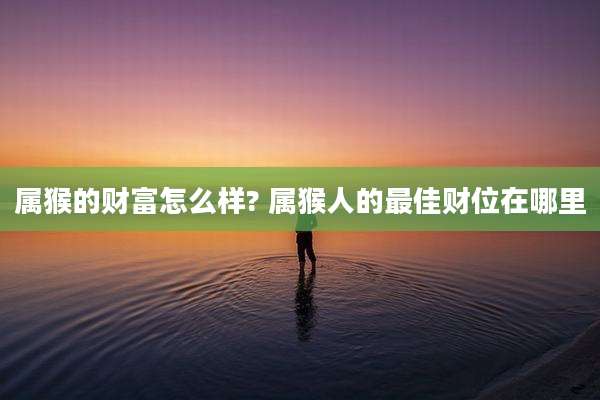 属猴的财富怎么样? 属猴人的最佳财位在哪里