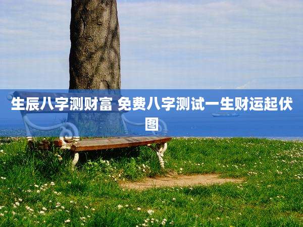 生辰八字测财富 免费八字测试一生财运起伏图