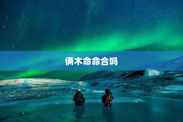 俩木命命合吗