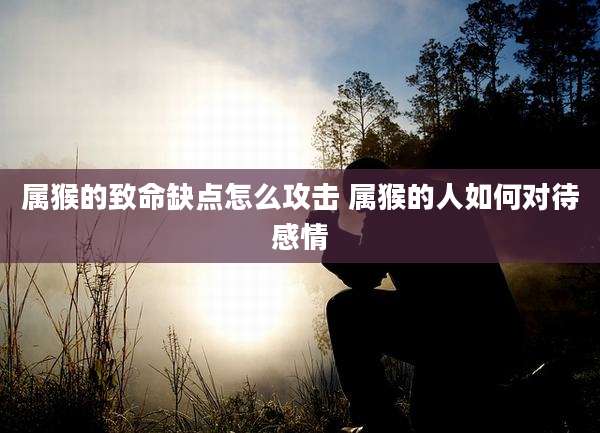属猴的致命缺点怎么攻击 属猴的人如何对待感情
