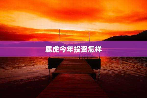 属虎今年投资怎样