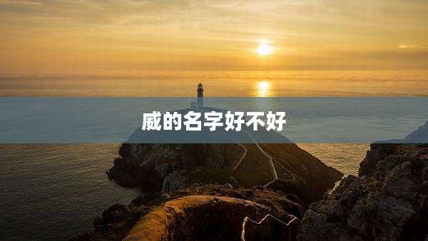 威的名字好不好