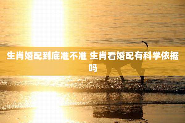生肖婚配到底准不准 生肖看婚配有科学依据吗