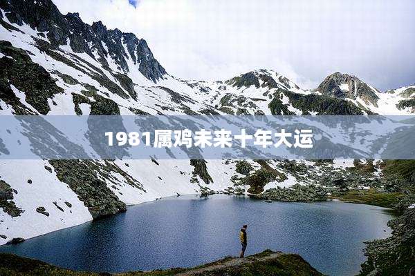 1981属鸡未来十年大运