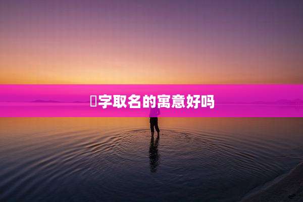 珺字取名的寓意好吗