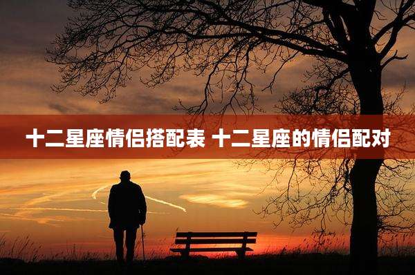 十二星座情侣搭配表 十二星座的情侣配对