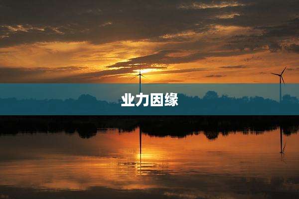 业力因缘