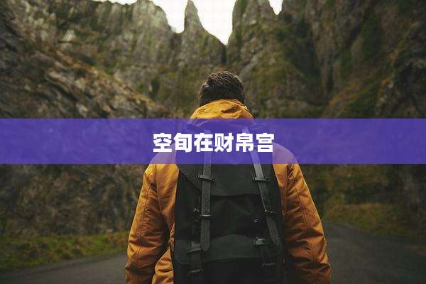 空旬在财帛宫