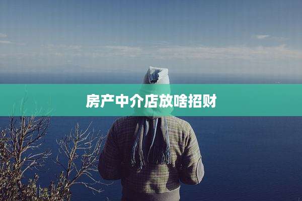 房产中介店放啥招财