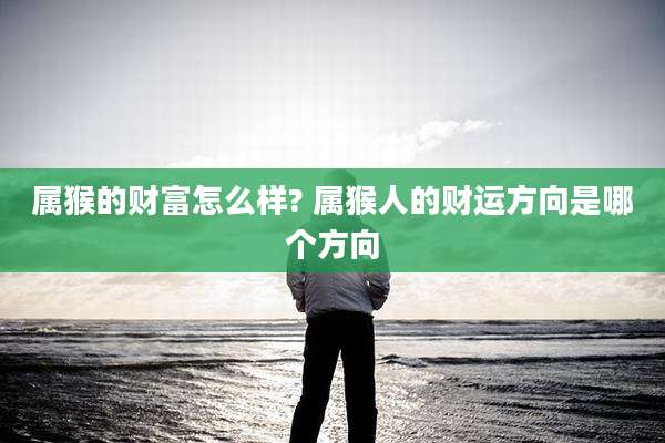 属猴的财富怎么样? 属猴人的财运方向是哪个方向