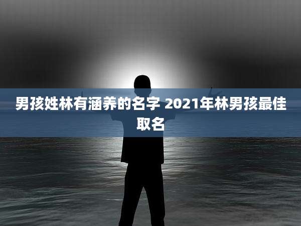 男孩姓林有涵养的名字 2021年林男孩最佳取名