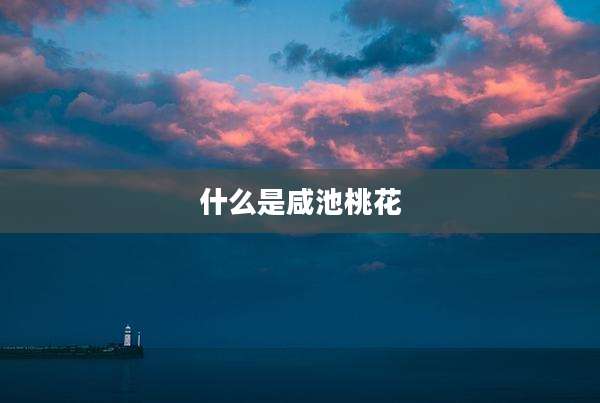 什么是咸池桃花