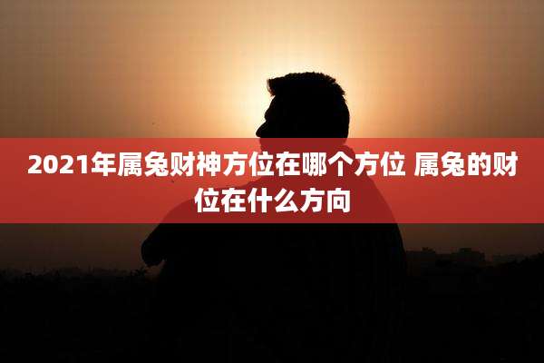 2021年属兔财神方位在哪个方位 属兔的财位在什么方向