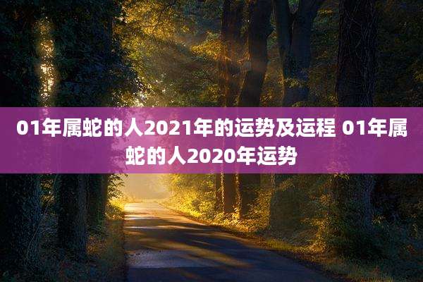 01年属蛇的人2021年的运势及运程 01年属蛇的人2020年运势