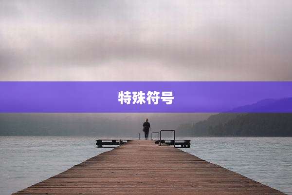 特殊符号