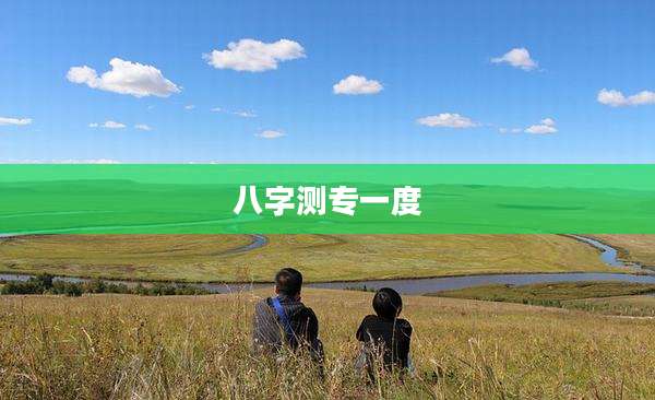 八字测专一度