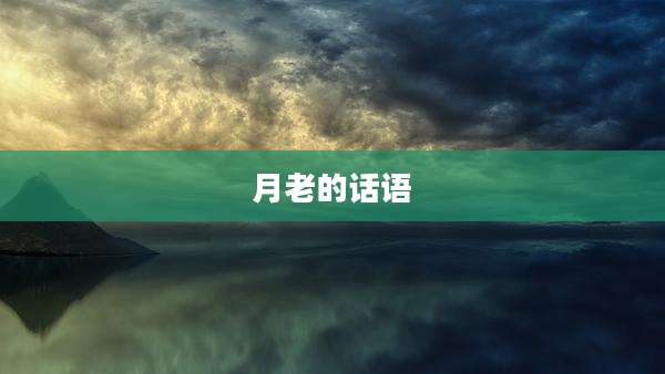月老的话语