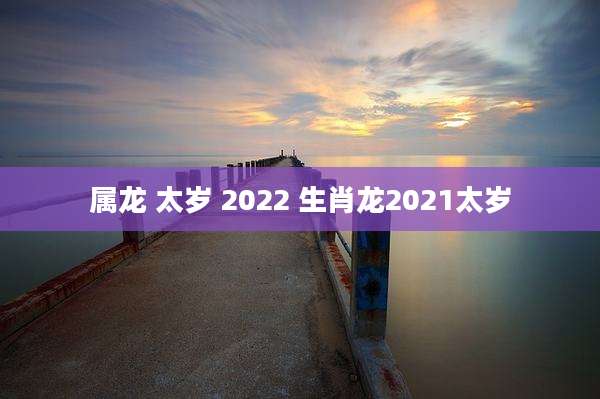 属龙 太岁 2022 生肖龙2021太岁