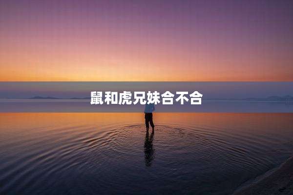 鼠和虎兄妹合不合