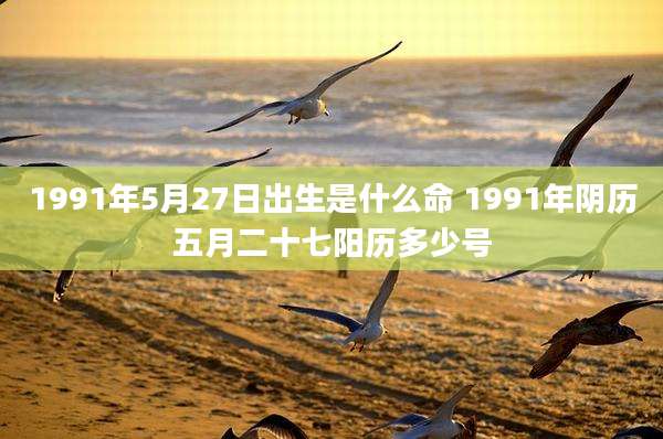 1991年5月27日出生是什么命 1991年阴历五月二十七阳历多少号