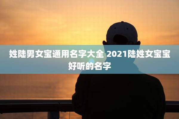 姓陆男女宝通用名字大全 2021陆姓女宝宝好听的名字