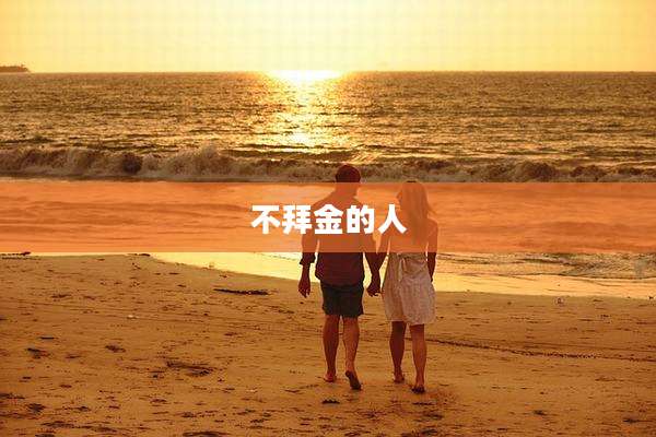 不拜金的人