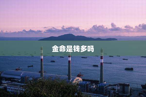 金命是钱多吗